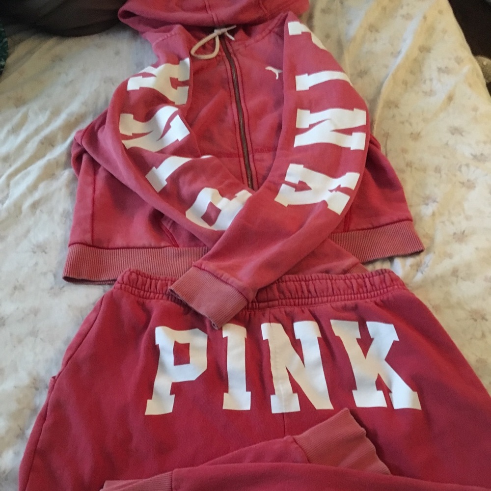 Gently used pink jogging fit